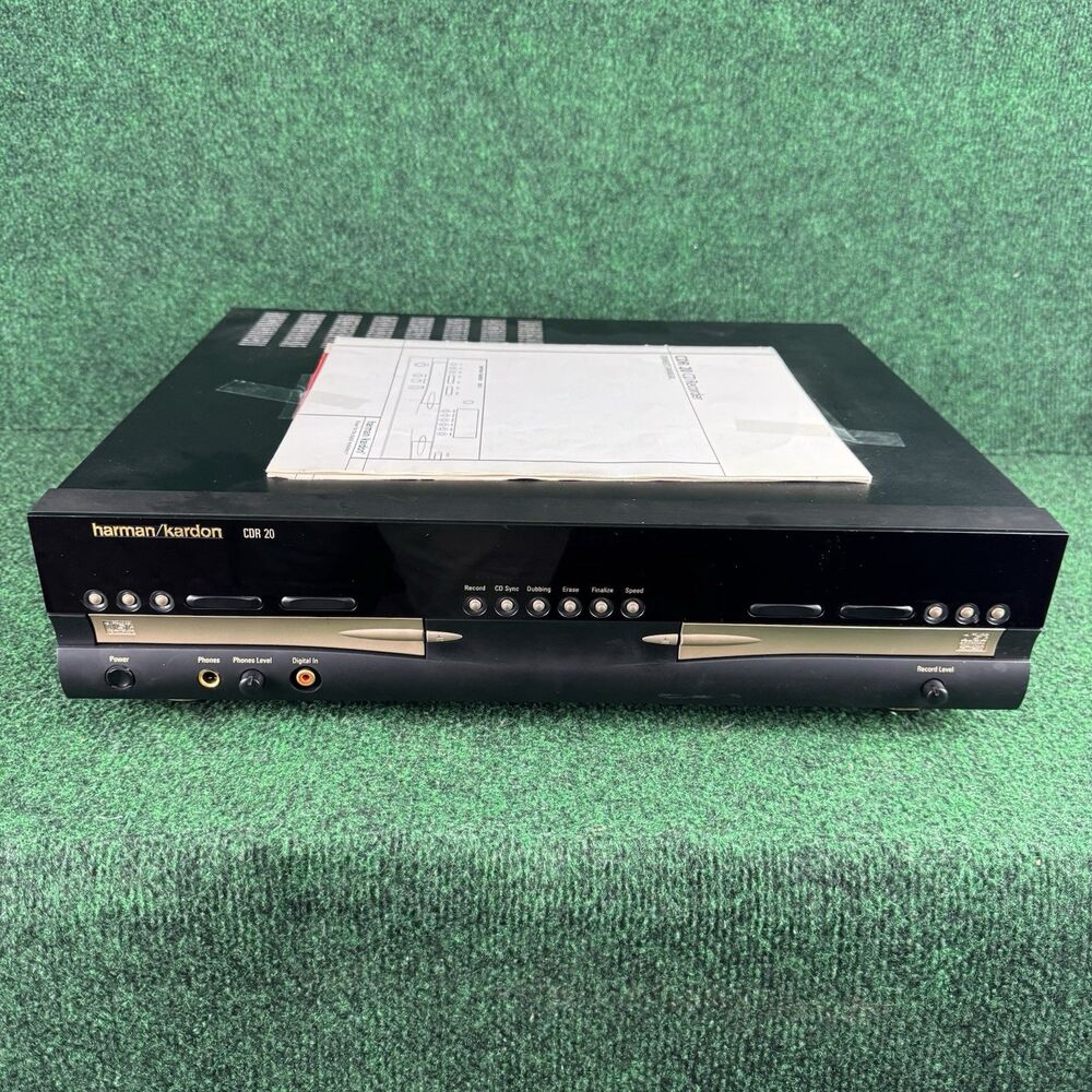 HARMAN KARDON CDR 20 CD PLAYER For Part or Repair Right Plays / Left Error